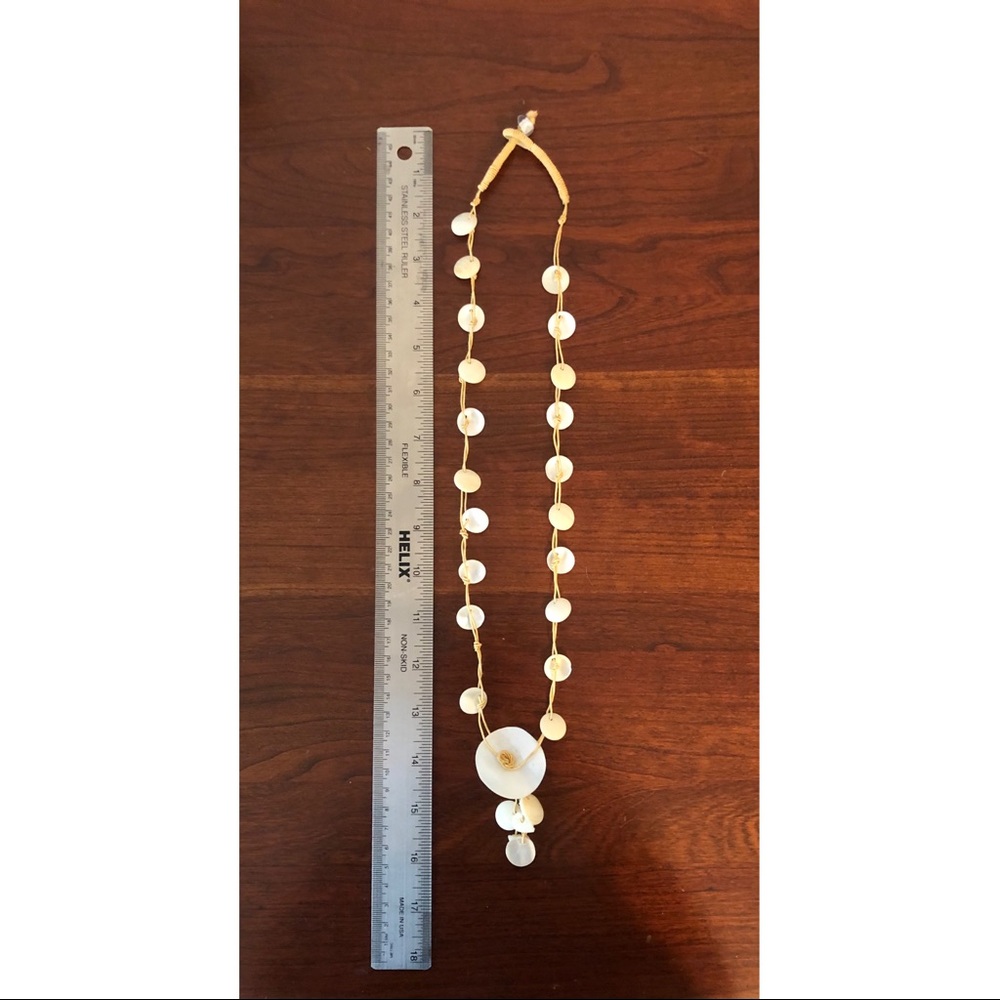 White Shell Necklace - image 4